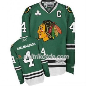 Reebok Chicago Blackhawks Trikot Niklas Hjalmarsson 4 Grün - Herren