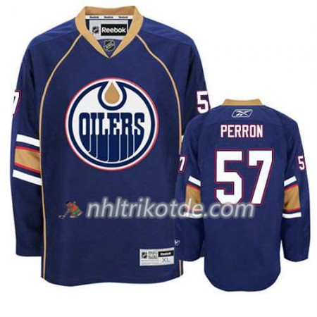 Reebok Edmonton Oilers Trikot David Perron #57 Ausweich Blau - Herren