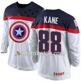 Reebok USA Team Trikot Patrick Kane #88 Weiß - Herren