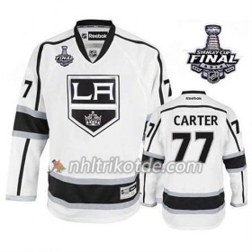 Reebok Los Angeles Kings Trikot Jeff Carter #77 Auswärts Weiß 2014 Stanley Cup - Herren