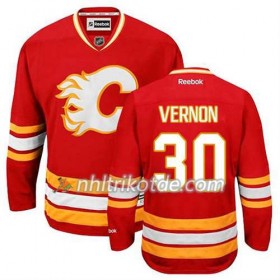 Reebok Calgary Flames Trikot Mike Vernon #30 Rot - Herren
