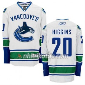 Reebok Vancouver Canucks Trikot Chris Higgins #20 Auswärts Weiß - Herren
