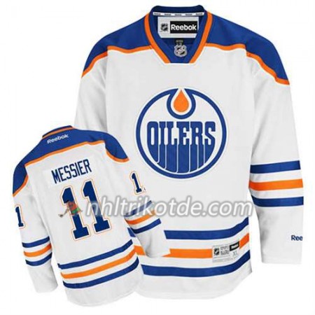 Reebok Edmonton Oilers Trikot Mark Messier #11 Auswärts Weiß - Herren
