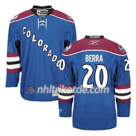 Reebok Colorado Avalanche Trikot Reto Berra #20 Ausweich Bleu - Herren