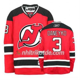 Reebok New Jersey Devils Trikot Ken Daneyko #3 Heim Rot - Herren