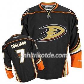 Reebok Anaheim Ducks Trikot Andrew Cogliano #7 Ausweich Schwarz - Herren