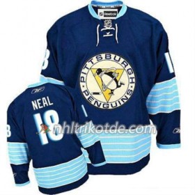 Reebok Pittsburgh Penguins Trikot James Neal 18 Blau Ausweich - Herren