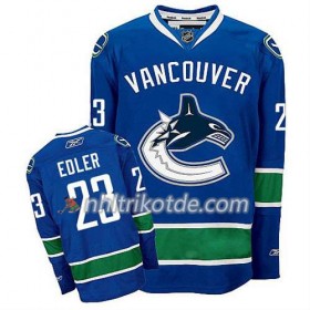 Reebok Vancouver Canucks Trikot Alexander Edler #23 Heim Blau - Herren