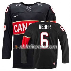 Reebok Canada Team Trikot Shea Weber #6 Ausweich Schwarz - Herren