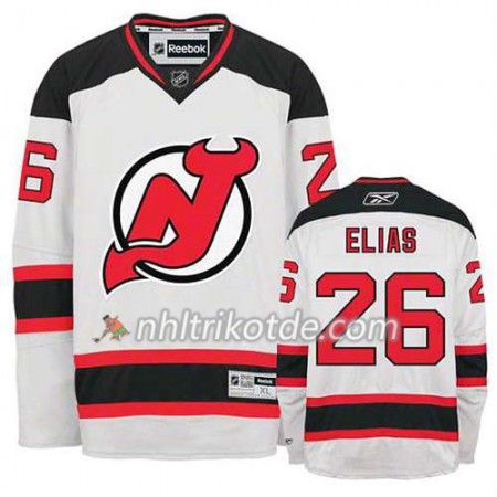 Reebok New Jersey Devils Trikot Patrik Elias #26 Auswärts Weiß - Herren