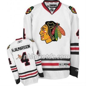 Reebok Chicago Blackhawks Trikot Niklas Hjalmarsson 4 Weiß Auswärts - Herren
