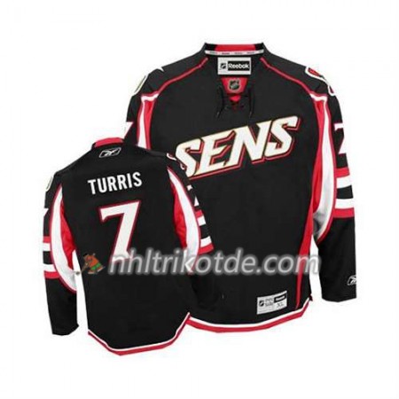 Reebok Ottawa Senators Trikot Kyle Turris #7 Ausweich Schwarz - Herren