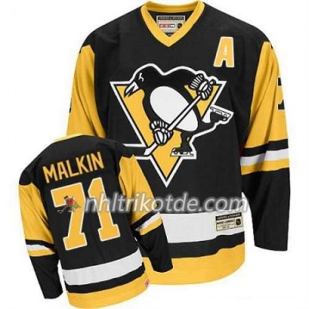 Reebok Pittsburgh Penguins Trikot Evgeni Malkin 71 Schwarz Ausweich - Herren