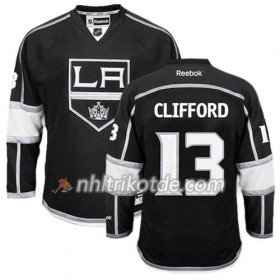 Reebok Los Angeles Kings Trikot Kyle Clifford #13 Premier Heim Schwarz - Dame