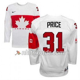 Reebok Canada Team Trikot Carey Price #31 Heim Weiß - Dame