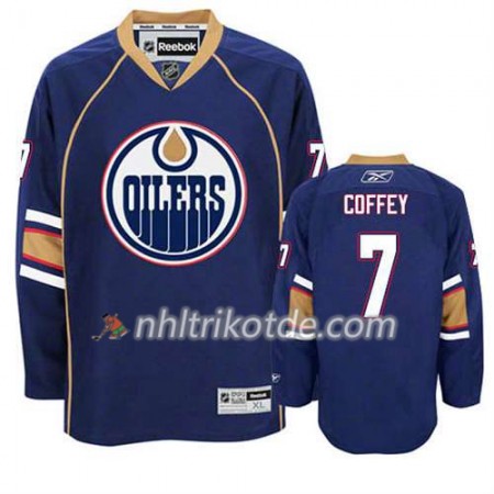 Reebok Edmonton Oilers Trikot Paul Coffey #7 Ausweich Blau - Herren