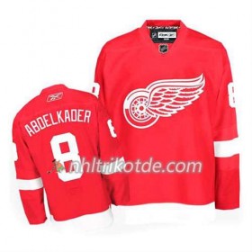 Reebok Detroit Red Wings Trikot Justin Abdelkader #8 Heim Rot - Herren