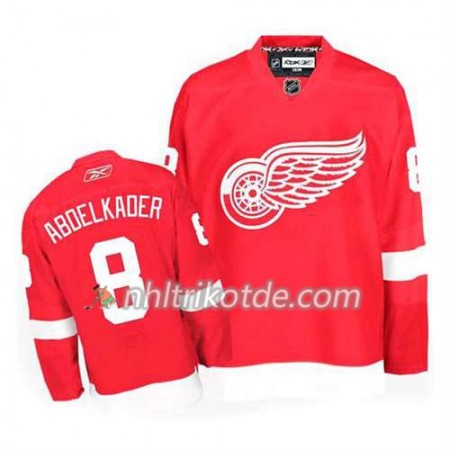 Reebok Detroit Red Wings Trikot Justin Abdelkader #8 Heim Rot - Herren