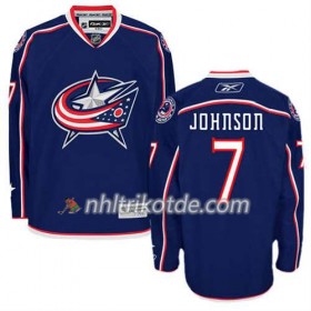 Reebok Columbus Blue Jackets Trikot Jack Johnson #7 Heim Blau - Herren