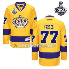 Reebok Los Angeles Kings Trikot Jeff Carter #77 Ausweich Gold 2014 Stanley Cup - Herren