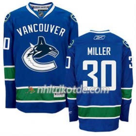 Reebok Vancouver Canucks Trikot Ryan Miller #30 Heim Blau - Herren