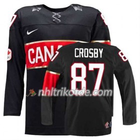 Reebok Canada Team Trikot Sidney Crosby #87 Ausweich Schwarz - Dame