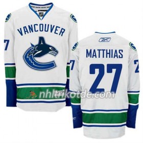 Reebok Vancouver Canucks Trikot Shawn Matthias #27 Auswärts Weiß - Herren