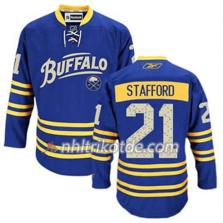 Reebok Buffalo Sabres Trikot Drew Stafford #21 Ausweich Blau - Herren