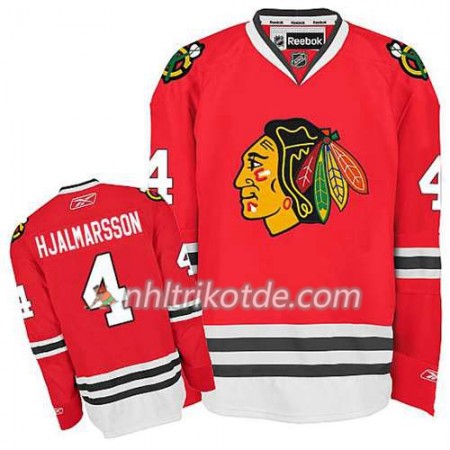 Chicago Blackhawks Trikot Niklas Hjalmarsson #4 Premier Heim Rot - Kinder