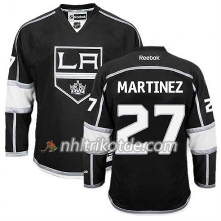Reebok Los Angeles Kings Trikot Alec Martinez #27 Heim Schwarz - Herren