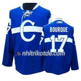 Reebok Montreal Canadiens Trikot Rene Bourque #17 Ausweich Bleu - Herren