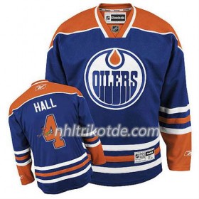 Reebok Edmonton Oilers Trikot Taylor Hall #4 Heim Blau - Herren