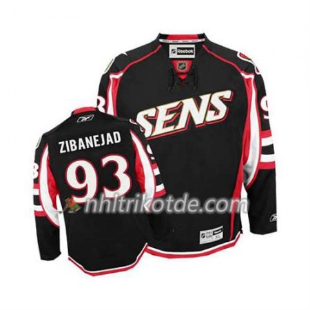 Reebok Ottawa Senators Trikot Mika Zibanejad #93 Ausweich Schwarz - Herren