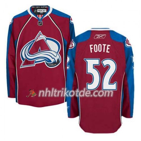 Reebok Colorado Avalanche Trikot Adam Foote #52 Heim Rot - Herren