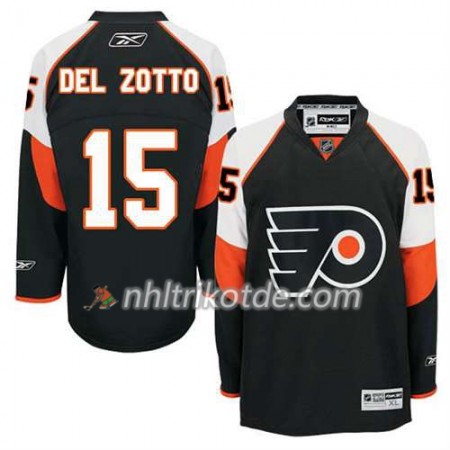 Reebok Philadelphia Flyers Trikot Michael Del Zotto #15 Ausweich Schwarz - Herren