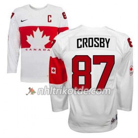 Reebok Canada Team Trikot Sidney Crosby #87 Heim Weiß - Dame