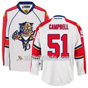 Reebok Florida Panthers Trikot Brian Campbell #51 Auswärts Weiß - Herren