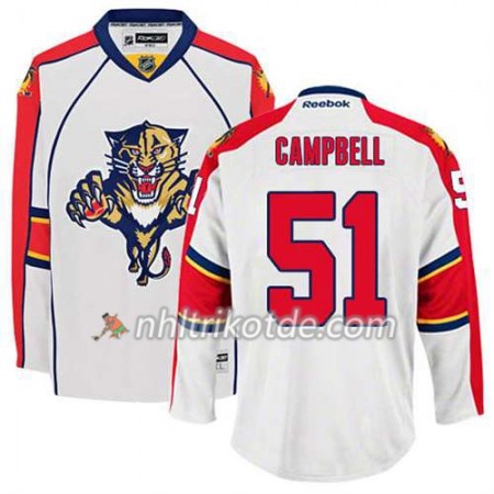 Reebok Florida Panthers Trikot Brian Campbell #51 Auswärts Weiß - Herren