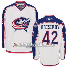Reebok Columbus Blue Jackets Trikot Artem Anisimov #42 Auswärts Weiß - Herren