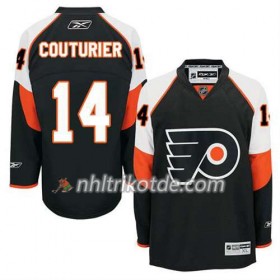 Reebok Philadelphia Flyers Trikot Sean Couturier #14 Ausweich Schwarz - Herren
