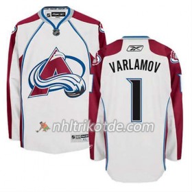 Reebok Colorado Avalanche Trikot Semyon Varlamov #1 Auswärts Weiß - Herren