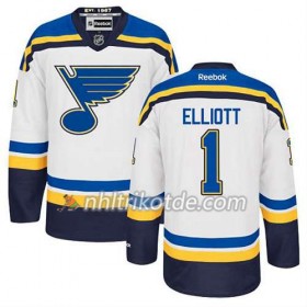 Reebok St. Louis Blues Trikot Brian Elliott #1 Auswärts Weiß - Herren