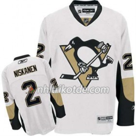 Reebok Pittsburgh Penguins Trikot Matt Niskanen 2 Weiß Auswärts - Herren