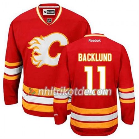 Reebok Calgary Flames Trikot Mikael Backlund #11 Ausweich Rot - Herren