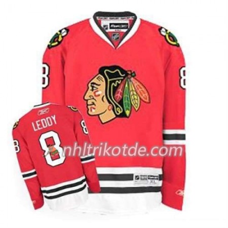 Reebok Chicago Blackhawks Trikot Nick Leddy 8 Rot Heim - Dame