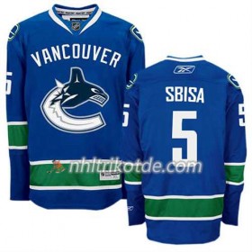 Reebok Vancouver Canucks Trikot Luca Sbisa #5 Heim Blau - Herren