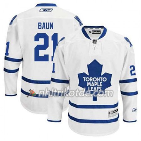 Reebok Toronto Maple Leafs Trikot Bobby Baun #21 Auswärts Weiß - Herren