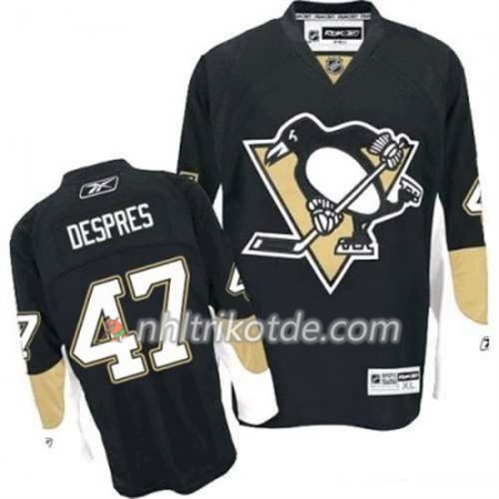 Reebok Pittsburgh Penguins Trikot Simon Despres 47 Schwarz Heim - Herren