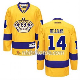 Reebok Los Angeles Kings Trikot Justin Williams #14 Ausweich Gold - Herren