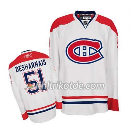 Reebok Montreal Canadiens Trikot David Desharnais #51 Auswärts Weiß - Herren